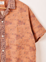 60's "VAN HEUSEN" 総柄 半袖シャツ