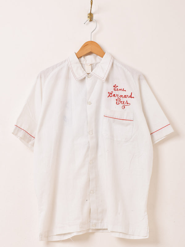 50's〜 "NAT NAST" 半袖 刺繍 ボウリングシャツ