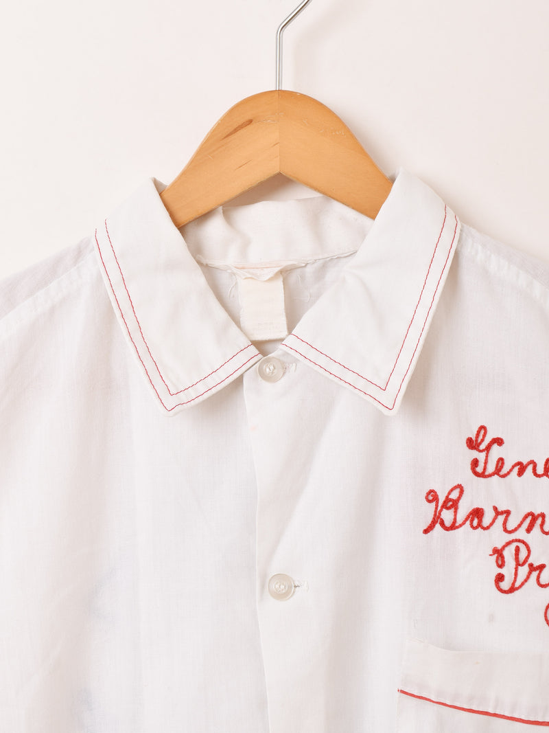 50's〜 "NAT NAST" 半袖 刺繍 ボウリングシャツ