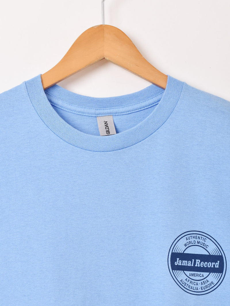 【3色展開】レコードプリントTシャツ