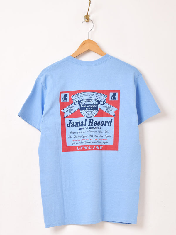 【3色展開】レコードプリントTシャツ