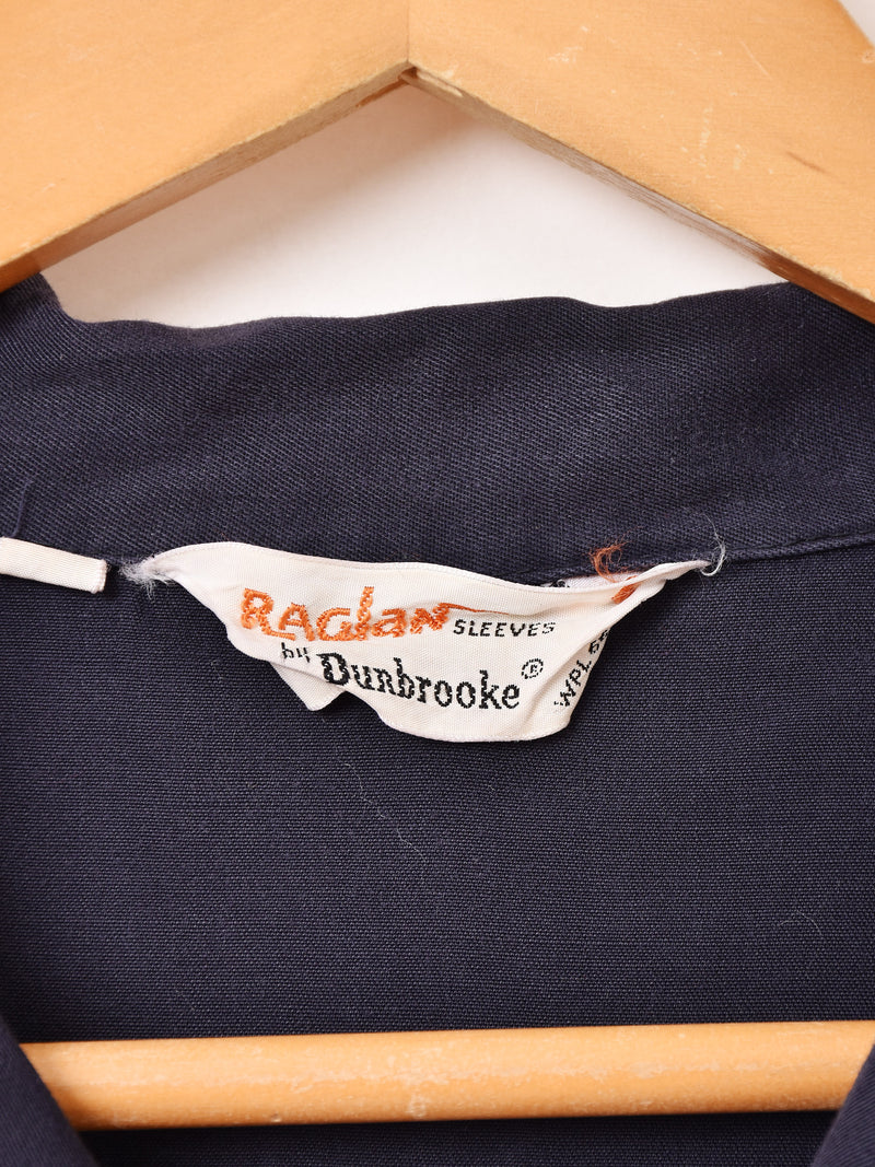 60's "Dunbrooke" 半袖 刺繍 ボウリングシャツ