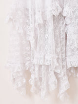 【3色展開】Emerald Motel レース ランダムフリル スカート