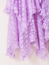 【3色展開】Emerald Motel レース ランダムフリル スカート