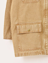 【2色展開】Meridian レザーカラー デニムジャケット