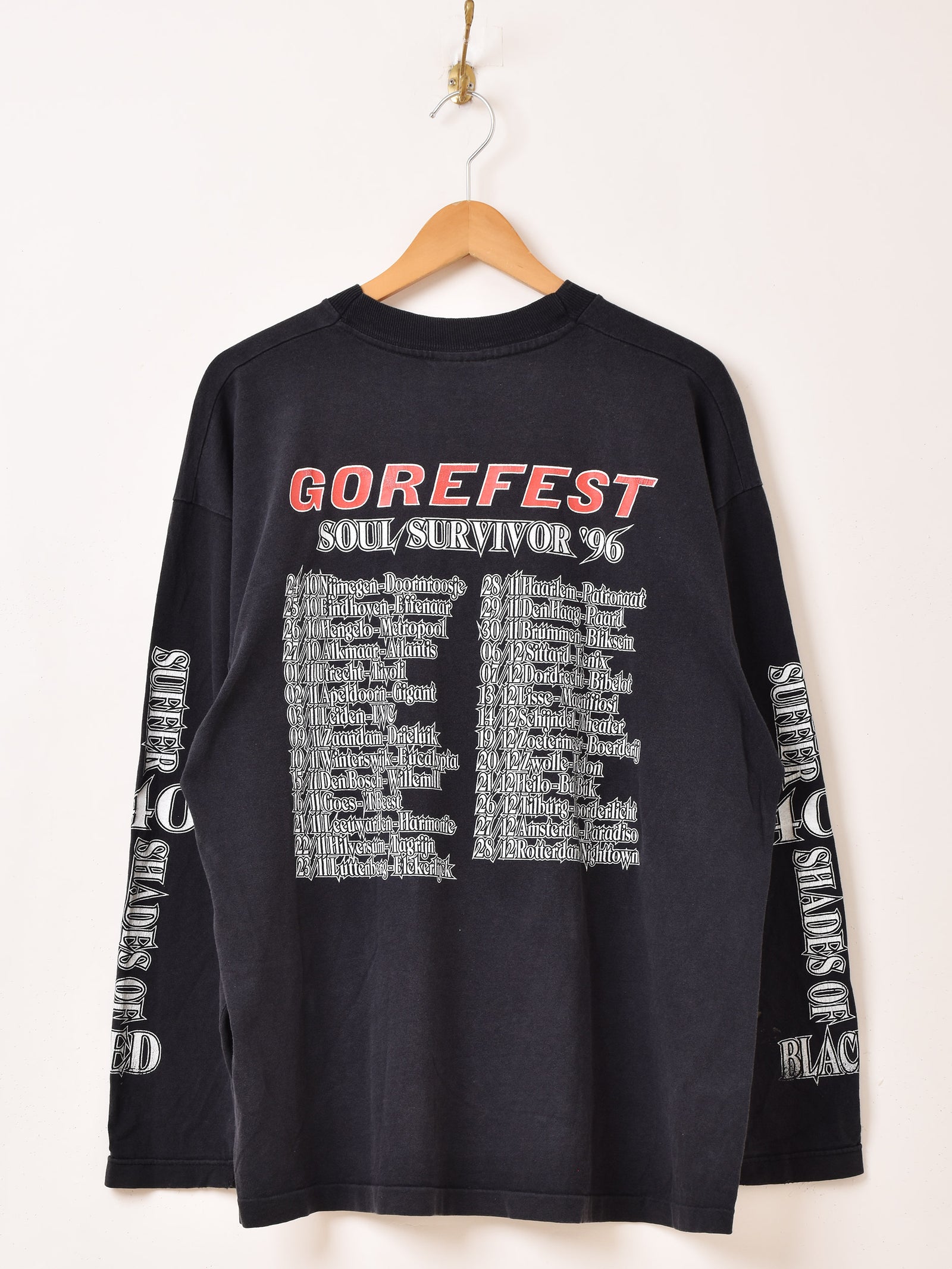 RCサクセション WINTER NIGHTS TOUR 1990 長袖Tシャツ RCサクセション WINTER NIGHTS TOUR 1990 長袖Tシャツ RC