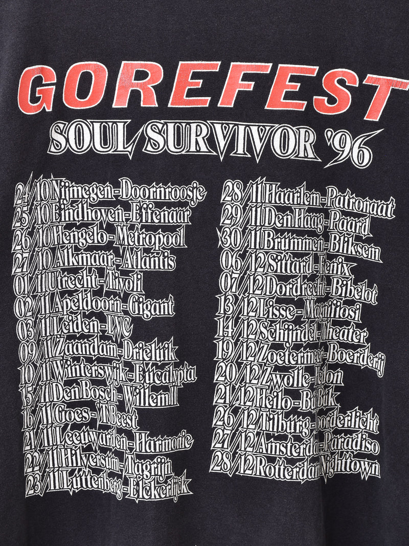 1996's GOREFEST「SOUL SURVIVOR」長袖Tシャツ