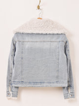 【2色展開】Elcamino ビッグファーカラー デニムジャケット