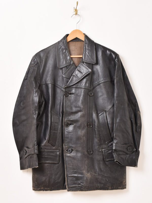 Euro Double Leather Coat