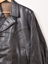 Euro Double Leather Coat