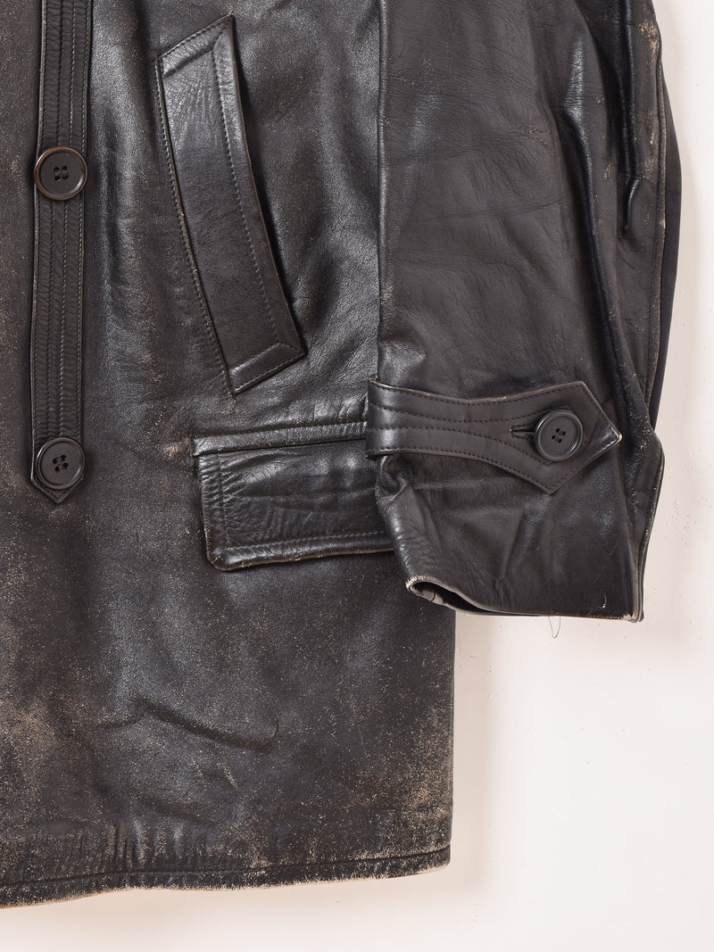 Euro Double Leather Coat