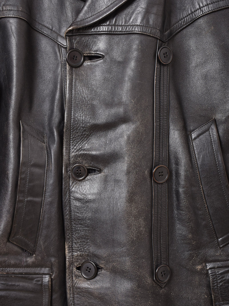 Euro Double Leather Coat