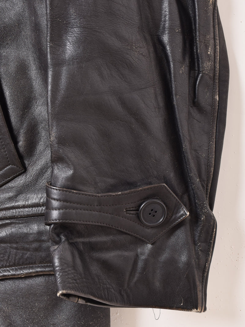 Euro Double Leather Coat