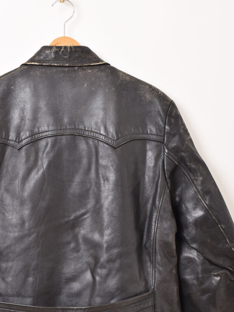 Euro Double Leather Coat