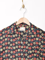 【2色展開】Elcamino サンフラワー オープンカラー 半袖シャツ