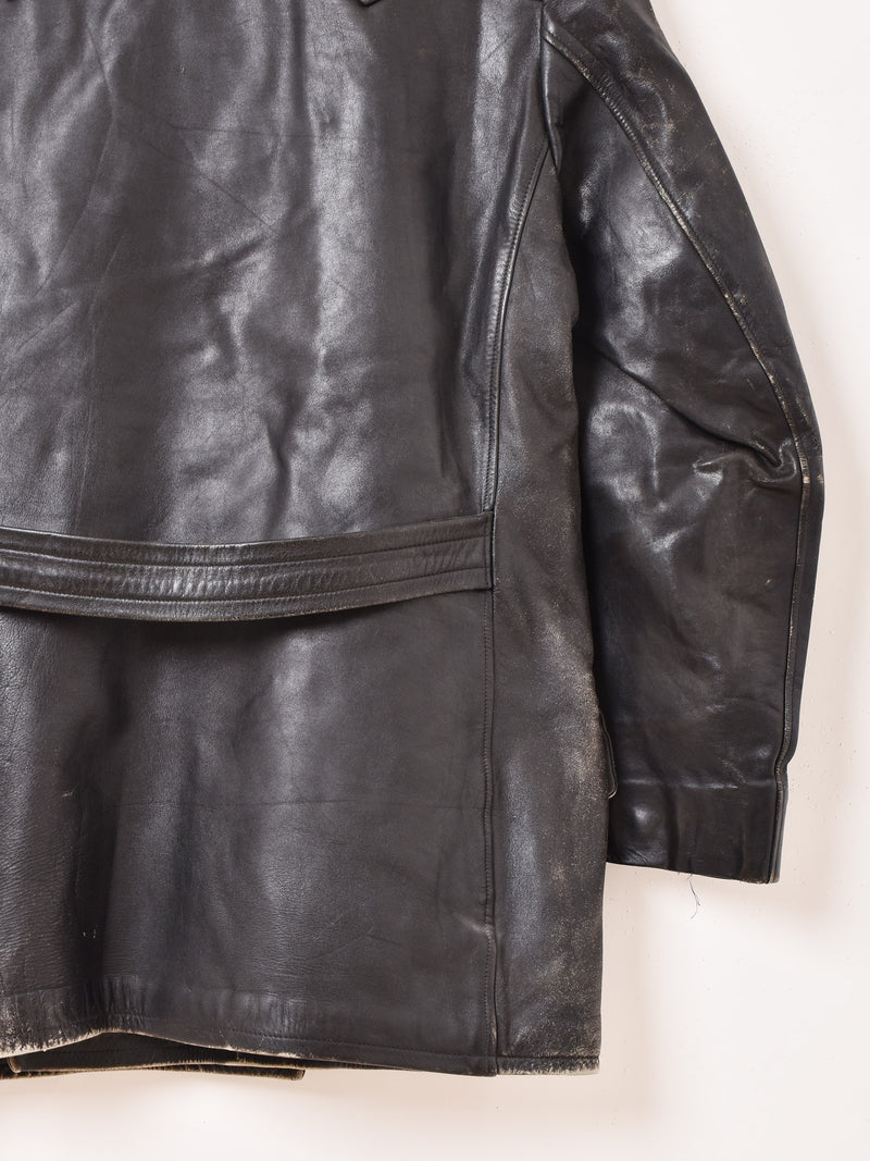 Euro Double Leather Coat