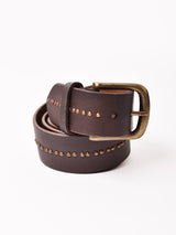 ラインスタッズ レザーベルト