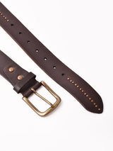 ラインスタッズ レザーベルト