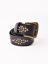 ストーン スタッズ レザーベルト