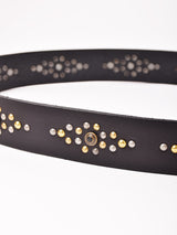 ストーン スタッズ レザーベルト