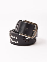 ウェーブスタッズ レザーベルト