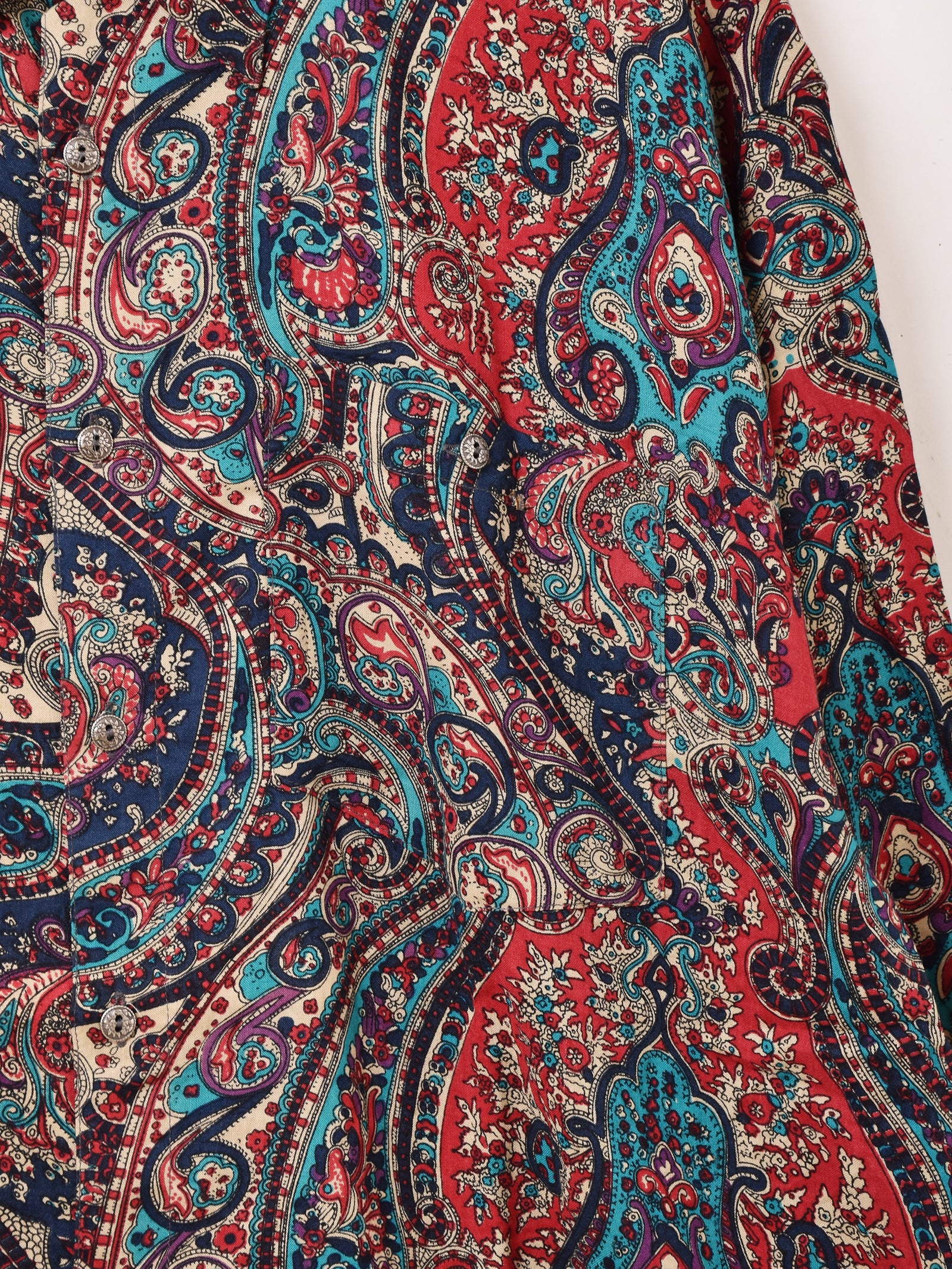 LEONARD ペイズリー柄 長袖 LEONARD ペイズリー柄 長袖Tシャツ