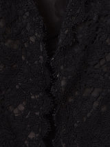 ブラックレース ドレス 2ピースセットアップ