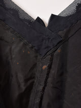 ブラックレース ドレス 2ピースセットアップ