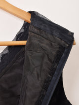 ブラックレース ドレス 2ピースセットアップ