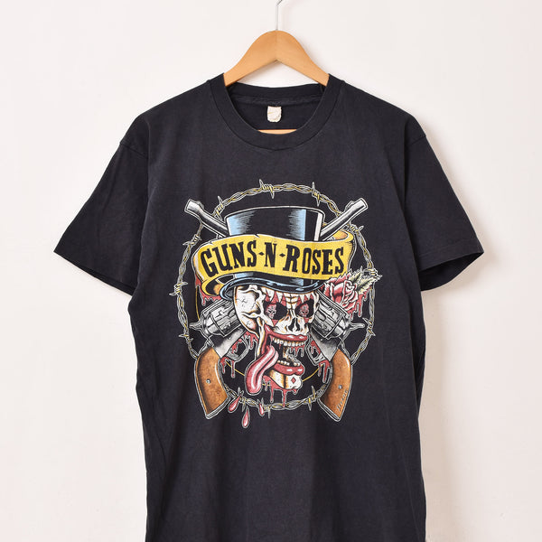 1990's GUNS N' ROSES ”SKULL & GUNS” Music T-Shirt – 古着屋Top of