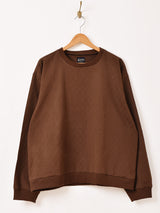 【4色展開】Backers 織柄 長袖トップス