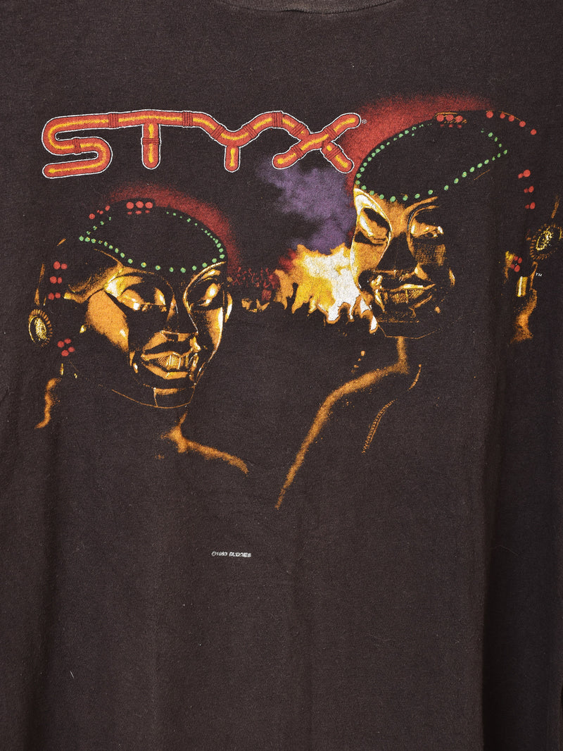1983's Made in USA STYX ”KILROY WAS HERE” Tour T-Shirt – 古着屋Top