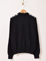 【3色展開】Backers 襟付き ストライプ カーディガン