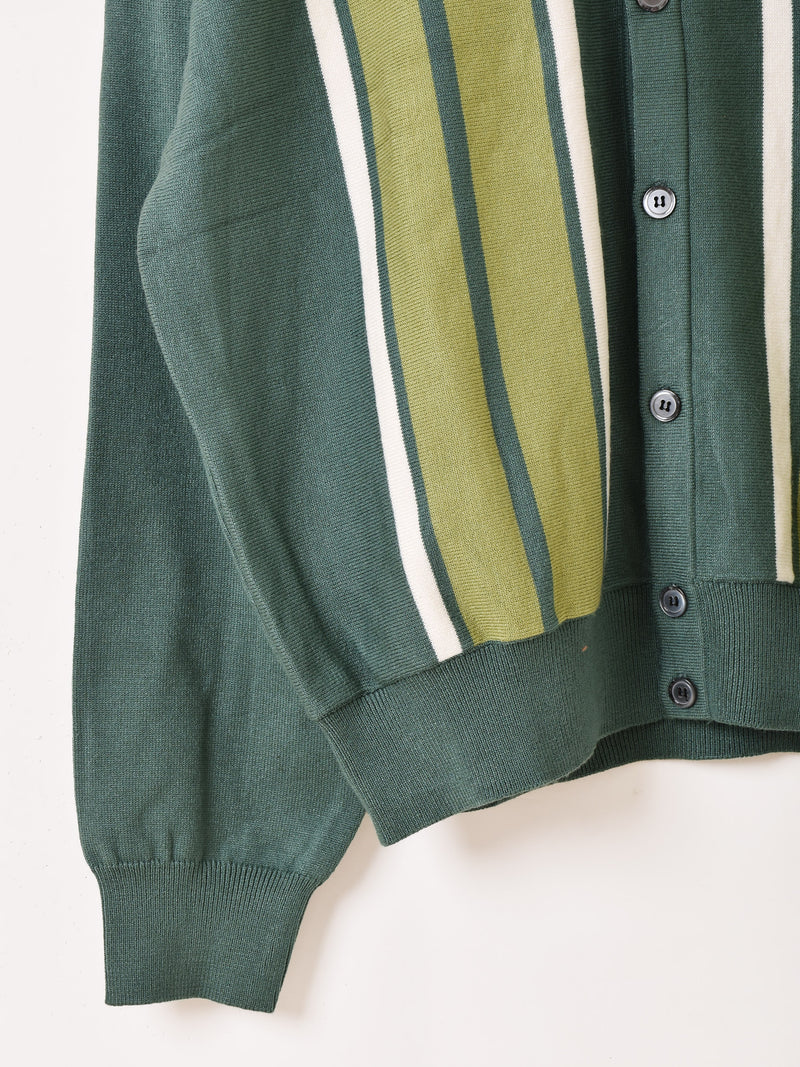 3色展開】Backers 襟付き ストライプ カーディガン – 古着屋Top of the