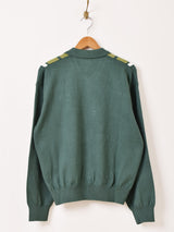 【3色展開】Backers 襟付き ストライプ カーディガン