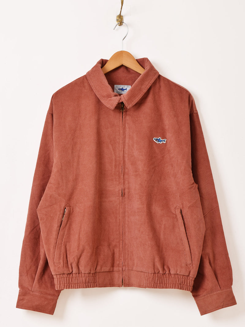 4色展開】Backers ワンポイント シャーク コーデュロイジャケット