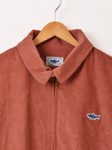 【4色展開】Backers ワンポイント シャーク コーデュロイジャケット