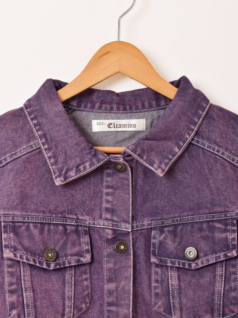 【3色展開】Elcamino ショート カラーデニムジャケット