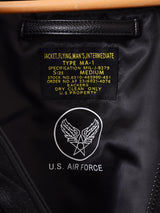 Backers フェイクレザー MA-1 フライトジャケット