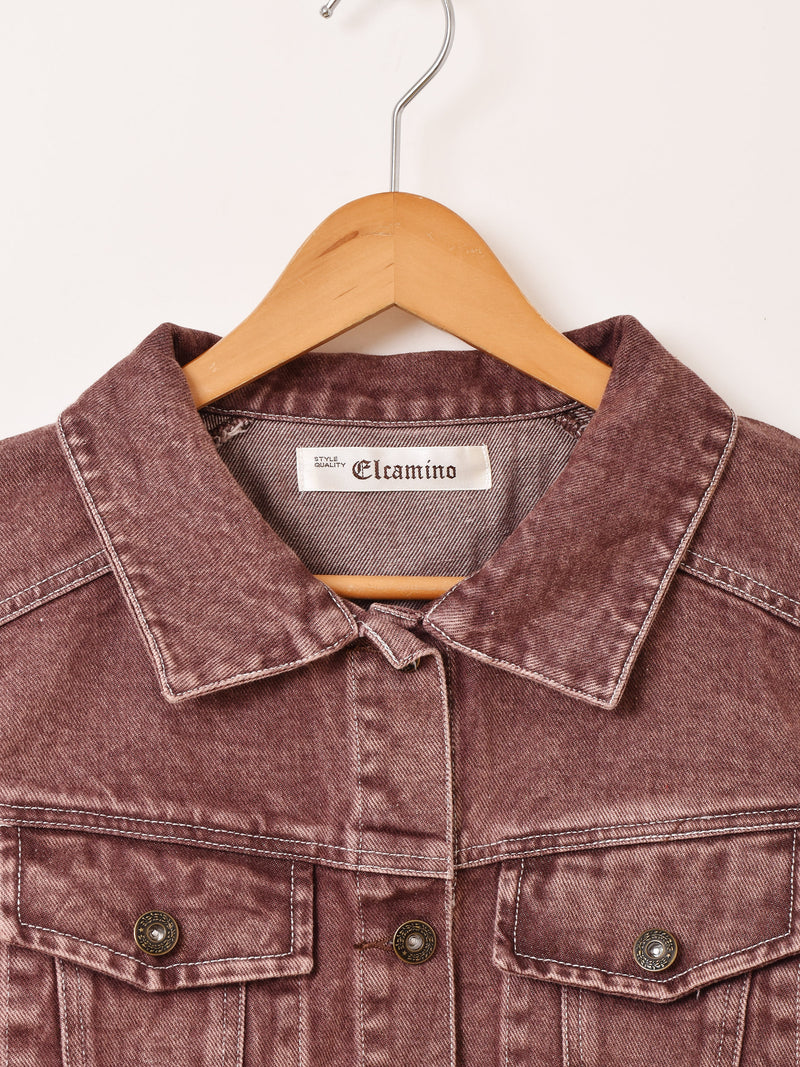 【3色展開】Elcamino ショート カラーデニムジャケット
