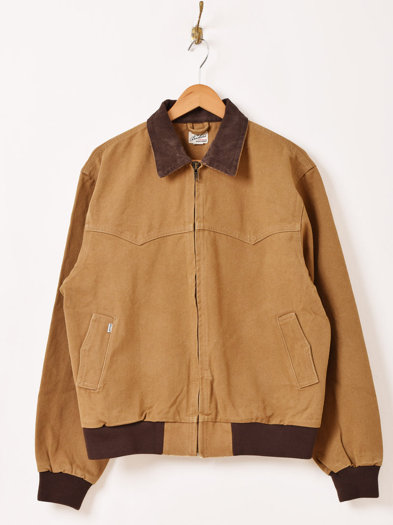Backers ウエスタンブラウン刺繍ジャケット Backersウエスタン 刺繍ジャケット – 古着屋Top of the Hillのネット