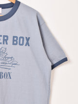 Backers プリント リンガーTシャツ「CRACKER BOX」