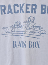 Backers プリント リンガーTシャツ「CRACKER BOX」