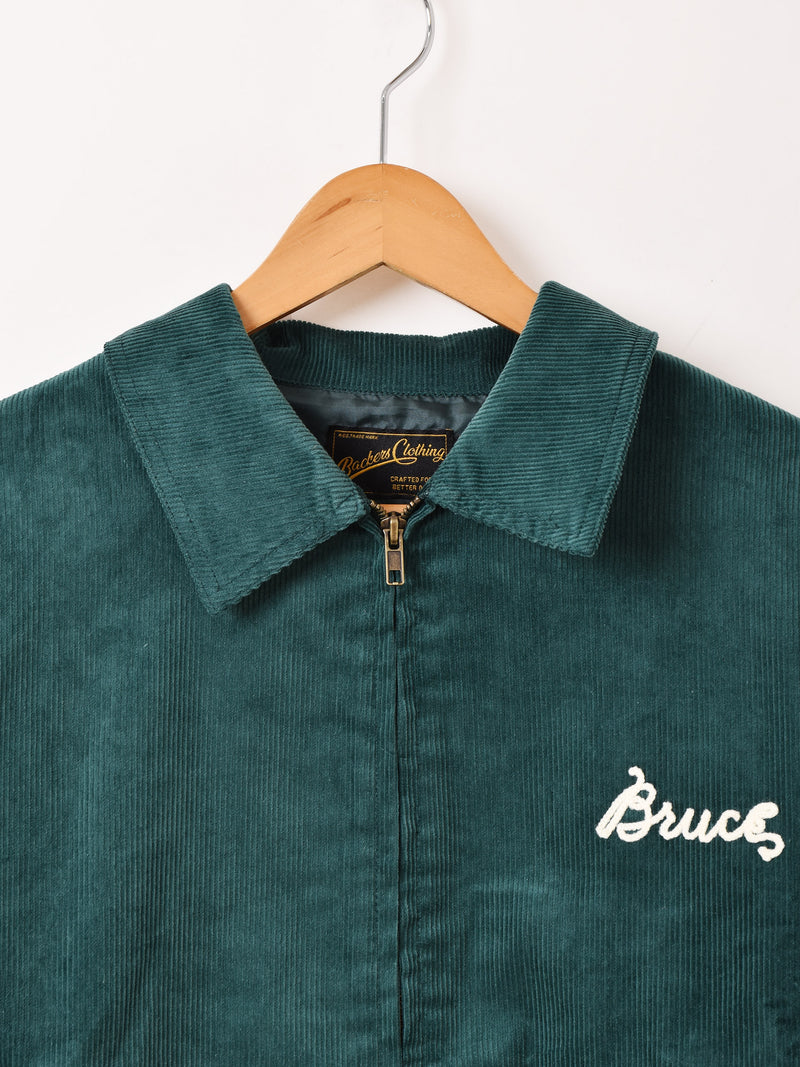 2色展開】Backers 刺繍入り コーデュロイジャケット「Shadow Strike