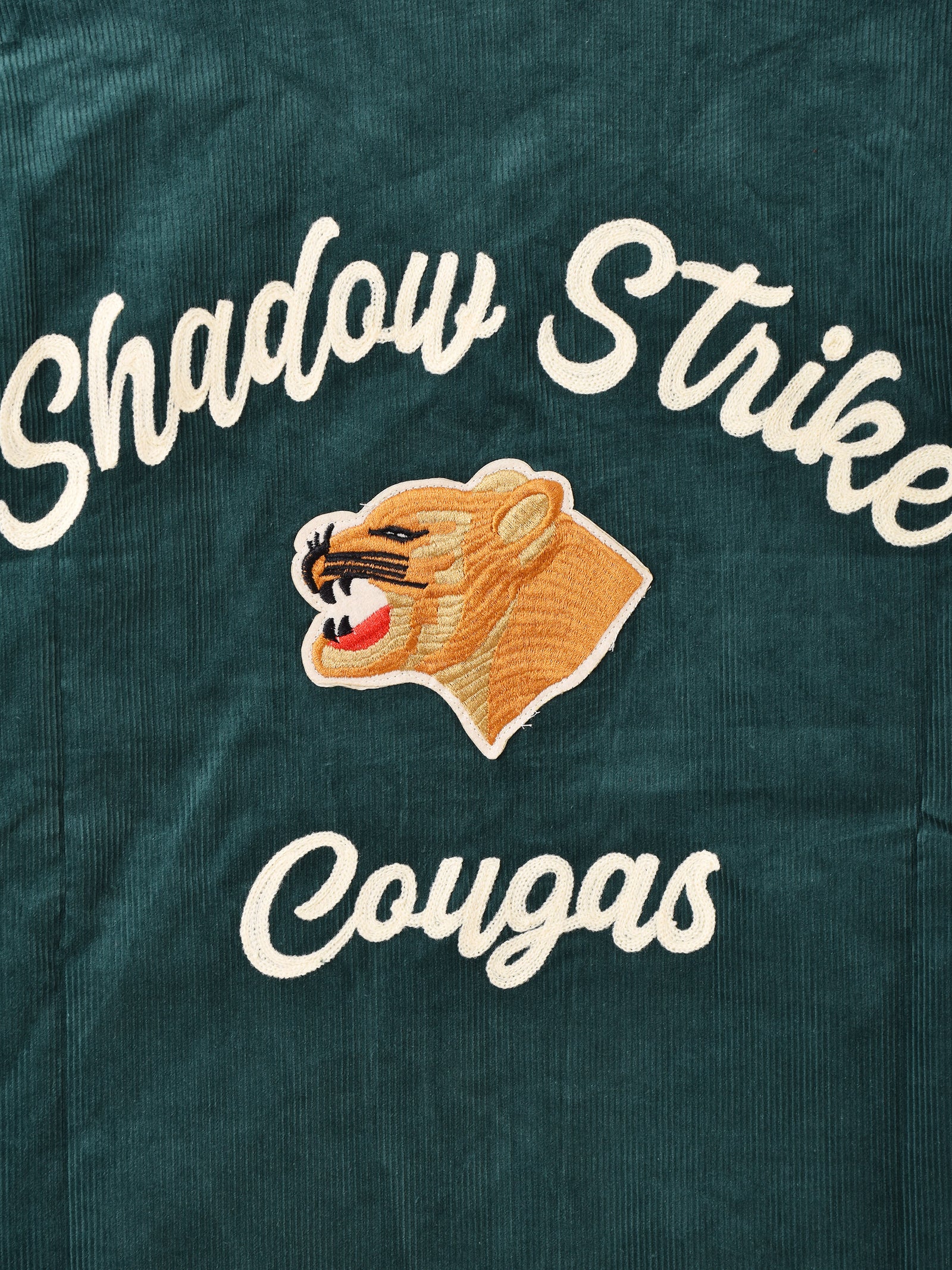 2色展開】Backers 刺繍入り コーデュロイジャケット「Shadow Strike