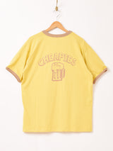 Backers プリント リンガーTシャツ「CHEAPIES」