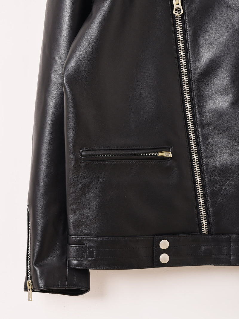 Backers シープスキン レザー ライダースジャケット – 古着屋Top of