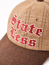 【4色展開】カレッジ刺繍入り ウール キャップ