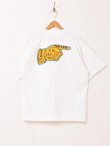 【2色展開】 プリントTシャツ「HAND SIGN」