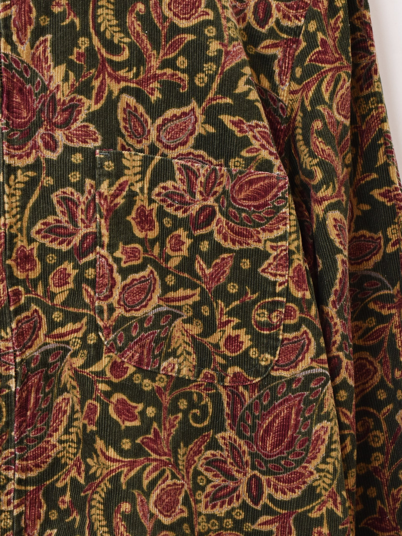 ペイズリー柄 コーデュロイジャケット – 古着屋Top of the Hillの